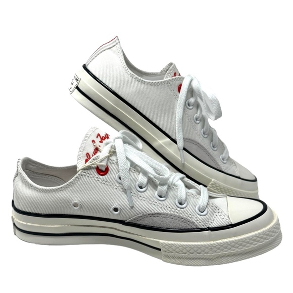 COPY - Converse Chuck 70 OX Sneakers Low Casual White Canvas Skate Shoes Women … - Picture 1 of 10